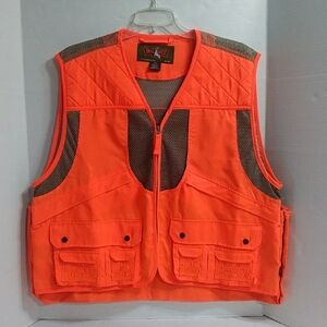Trail Crest Outdoorsman Men's Blaze Orange Hunting Safety Vest *NWOT*